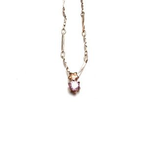 Pink Diamond Necklace